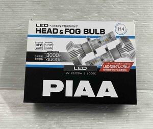 【未使用品】★PIAA LEH150 LED ヘッド＆フォグ用 バルブ H4タイプ 6000K 明るさHigh 4000lm/Low 3000lm ★