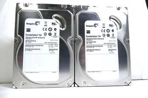 ★使用可能★2台セット Seagate ConstellationES ST500NM0011 500GB 3.5インチ HDD 現状品