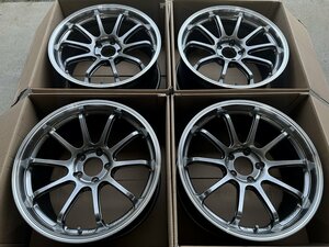 ガリ傷無し ４本 ★ ヨコハマ アドバンレーシング ADVAN RACING RZ-DF 9.5J ×19 +45 5H‐114.3 鍛造 軽量 ★ WRX STI S4