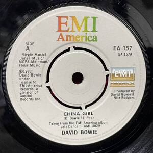 ◆UKorg7”s!◆DAVID BOWIE◆CHINA GIRL◆