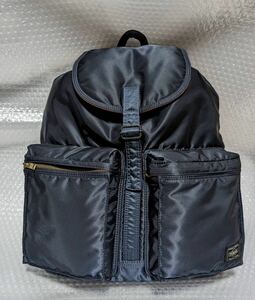 PORTER TANKER RUCKSACK ポーター リュック デイパック バッグ タンカー アイアンブルー