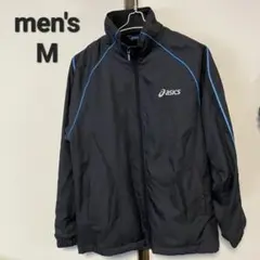 メンズ　ジャージ　長袖　アシックス　M　グレー　スポーツ　ジャンパー