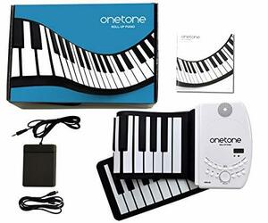 【中古】 ONETONE ワントーン ロールピアノ 61鍵盤 スピーカー内蔵 充電池駆動 トランスポーズ機能 MIDI対