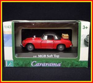 李829 未使用 長期保管品 Cararama カララマ 1/43 MGB Soft Top