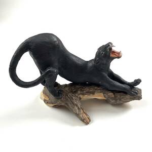 ブラックパンサー フランクリンミント THE FRANKLIN MINT NATIONAL WILDLIFE FEDERATION　THE GREAT CATS OF THE WORLD 置物