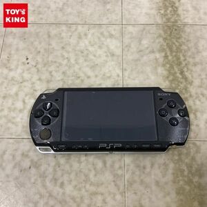 1円〜 動作確認/初期化済 箱無 PSP 本体 PSP-2000 ブラック