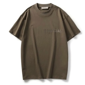  未使用【FOG ESSENTIALS】エッセンシャルズ ロゴTシャツ 茶 L 新古