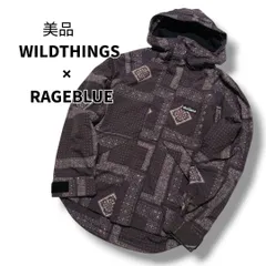 美品　WILDTHINGS　RAGEBLUE　マウンテンパーカー　ペイズリー柄