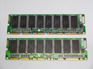 NEC SDRAM PC100 64MB G7AYN 2枚 中古動作品 