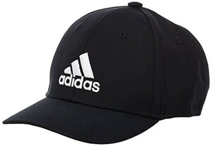 新品・未使用♪adidas≪アディダス≫♪メンズ スポーツ　フロントロゴキャップ♪ブラック♪ワンサイズ♪