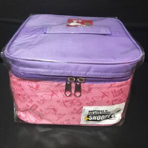 スヌーピー 保冷バッグ ピクニックセット タッパー 2個入り 弁当箱 ランチボックス グッズ SNOOPY カバン 鞄 かばん バック バッグ