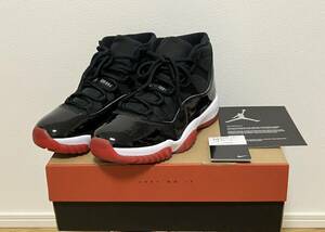 美品 27.0cm NIKE AIR JORDAN 11 RETRO BRED 2019 ナイキ エアジョーダン11 レトロ ブレッド