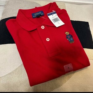 新品・タグ付き・半袖ポロシャツ・ラルフローレン・キッズ　くまロゴ　ベアー　希少　限定　Ralph Lauren