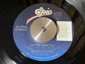 GLORIA ESTEFAN ♪GET ON YOUR FEET 7インチ 45