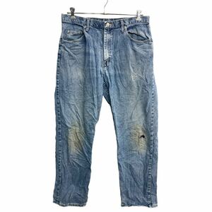 Wrangler デニムパンツ W36 ラングラー ビッグサイズ ブルー メキシコ製 古着卸 アメリカ仕入 2309-41