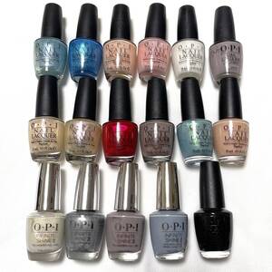 即決価格 OPI ネイルラッカー インフィニットシャイン 17本 ネイルポリッシュ マニキュア 大量 セット ジャンク まとめて コスメ