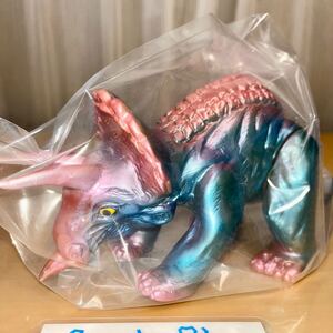 マルモン トリケラトプス ASAKA Blue 久保 亜沙香 恐竜シリーズ MARUMON triceratops マルサン モンスター ソフビ sofvi MARUSAN 