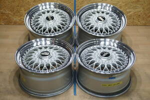 J071【希少】BBS RS246/RS245 ☆ PCD114.3 8J+30 9J+41 当時物