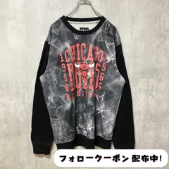 古着 used　NBA　CHICAGO BULLS シカゴブルズ　長袖スウェット　トレーナー　バスケ　スポーツ　