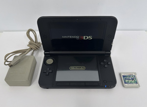 100円～◆NINTENDO 3DS 本体 任天堂 SPR-001 シルバーブラック 3DS LL ニンテンドー ソフト ポケットモンスターX【動作確認/初期化済み】