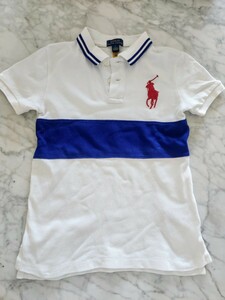 ラルフローレンキッズポロシャツ130半袖 RALPH LAUREN POLO7子供服