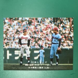 1976年　カルビー　プロ野球カード　76年　279番　広島　大下　　　　　【G47】