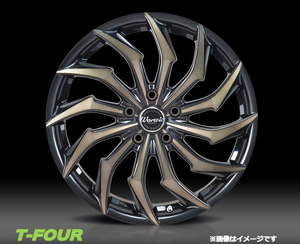 モンツァジャパン ワーウィック ハーベル アルミホイール4本 1台分(19×8J 5-114 INSET45)レクサス IS SE2#型(ブラック)