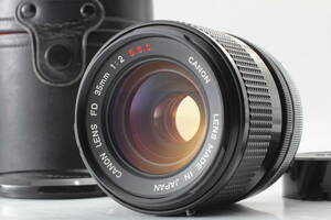 【美品 ケース付き】キヤノン Canon FD 35mm f/2-F/16 S.S.C. SSC 前群凹レンズ 絞り16 CONCAVE A f/16 マニュアルオールドレンズ