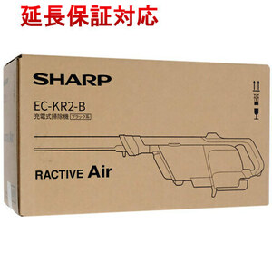 SHARP コードレススティック 紙パック式掃除機 RACTIVE Air EC-KR2-B ブラック [管理:1100058260]