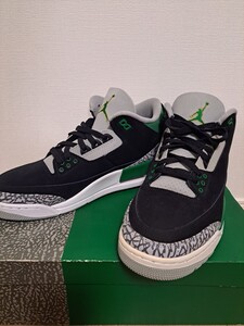 【格安1,000円スタート】ナイキ AIR JORDAN 3 RETRO PINE GREEN CT8532-030 エアジョーダン 3 ハイカットスニーカー US12/30cm