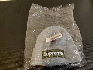 【1000円スタート】Supreme New Era Box Logo Beanie Heather Grey 