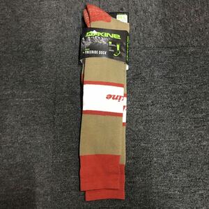 ダカイン DAKINE MS FREERIDE SOCK スキーソックス スノーボードソックス 着圧ソックス ロゴ M/L メンズ