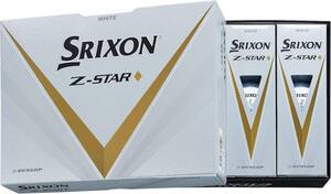 ホワイト Z-STAR ダイアモンド 1ダース(12個入り) DUNLOP(ダンロップ) ゴルフボール SRIXON Z-STAR