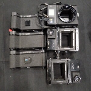 【中古・ジャンク】MAMIYA Universal Press レンズ、SEKOR-P 127/4.7, 100/3.5, アクセサリー他15セットまとめ Y152