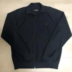 FRED PERRY 黒 ストライプ ジャンパー