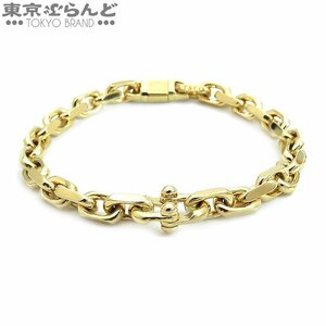 101702931 ティファニー TIFFANY&Co. 1837 メイカーズ ナロー チェーン ブレスレット 63526517 K18YG ミディアム 18cm ユニセックス 仕上済