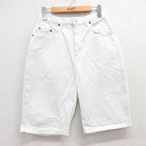 古着 ギャップ GAP ハーフ パンツ ショーツ レディース 90s コットン 白 ホワイト デニム spe 23jul06 中古 ボトムス 2OF