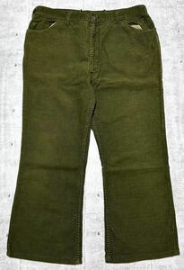 70s リーバイス 646 USA製 42 タロンジッパー コーデュロイパンツ　　70年代 Levi