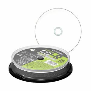 【新品】(まとめ) 三菱ケミカルメディア データ用CD-R700MB 48倍速 ホワイトワイドプリンタブル スピンドルケース PR80FP10SD1