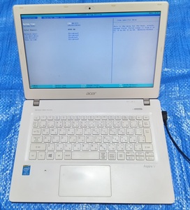 ジャンク！！　ノートPC　Acer V3-371　CPU　Corei３－４００５U　１．７GHｚ、ハードデイスク　５００ＧＢ、ＲＡＭ４ＧＢ