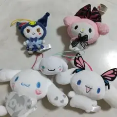 サンリオ　シナモロール　マイメロディ　クロミ　ぬいぐるみ　セット