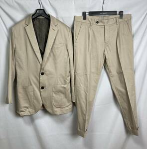 1PIU1UGUALE3 COMFY JACKET PANTS STRETCH SHAMBRAY ストレッチシャンブレージャケットパンツセットアップ　スーツ　定価146,300円