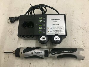 中古品 電動工具 Panasonic パナソニック 充電スティックドリルドライバ EZ7410 ネジ締め 穴あけ バッテリー付 IT8WHR71WATG