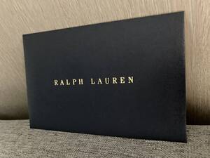 ★未使用 ラルフローレン RALPH LAUREN ミニ メッセージカード入れ ミニ封筒 1枚 カード ギフト用 ネイビー