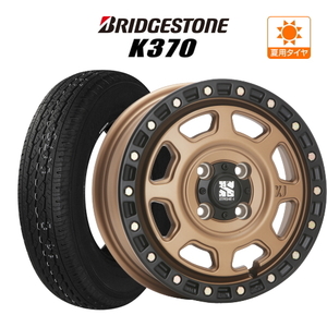 サマータイヤ ホイール 4本 MLJ エクストリーム XJ07 BRIDGESTONE K370 145/80R12