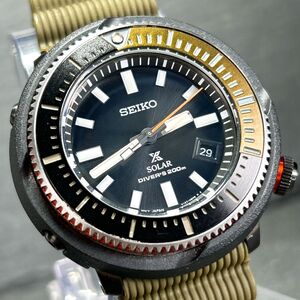 超美品 SEIKO セイコー Prospex プロスペックス SNE547P1 腕時計 ソーラー アナログ ダイバーズウォッチ カレンダー メンズ 動作確認済み