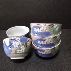 未使用保管品 有田焼 湯呑み5個 元箱なし　ARITA JAPAN