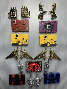 タカラ　トランスフォーマー　カセットロン　カセットボット　 当時物 7個セット