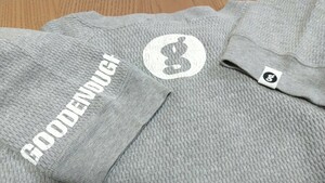 送料無料！GOOD ENOUGH 長袖サーマルTシャツ ロングTシャツ ヘンリーネック■グッドイナフ グラムg フルロゴ 藤原ヒロシ OLD 裏原 日本製