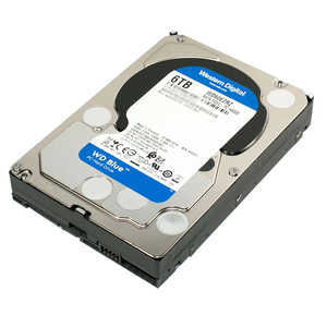 【中古パーツ】3.5 SATA 6TB 1台 正常 WDC WD60EZRZ 使用時間0H ■HDD7264